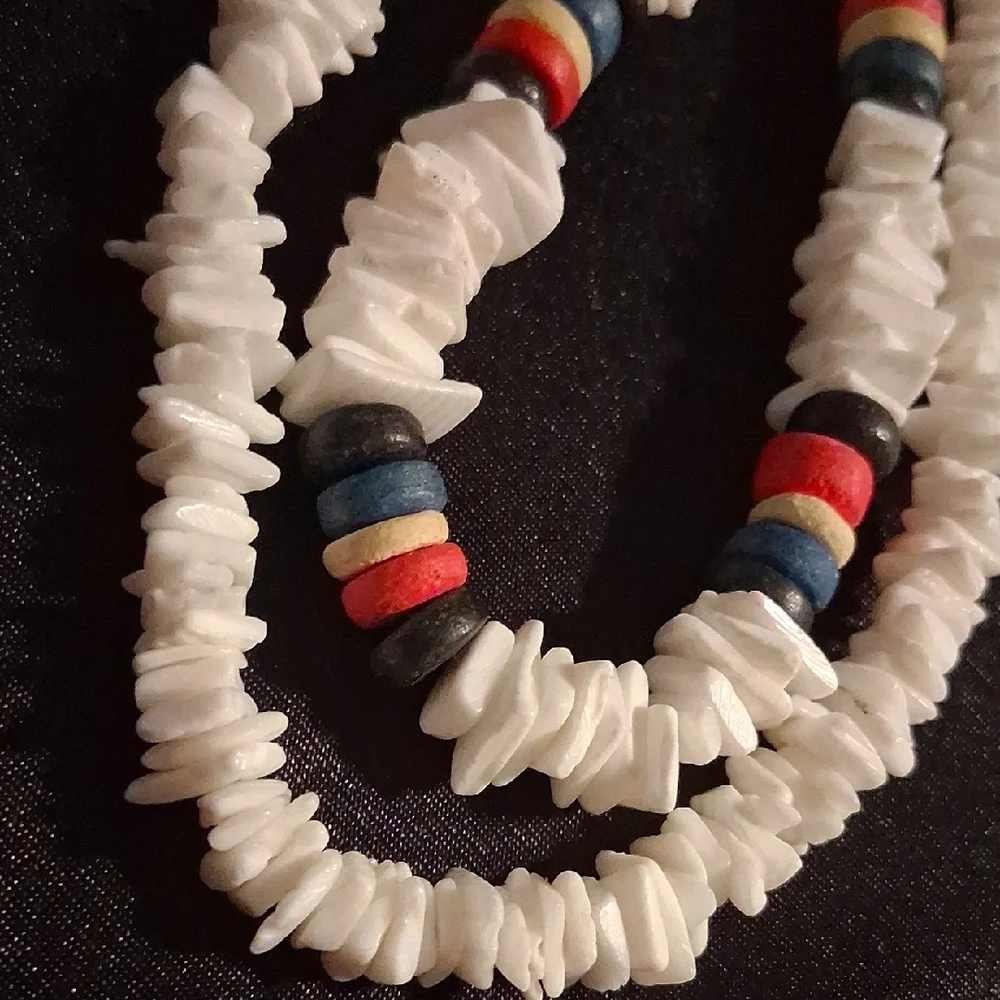 vintage shell necklaces stylish white